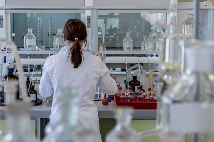 BPC-157 peptide research vial in laboratory setting — Regen Peptides UK