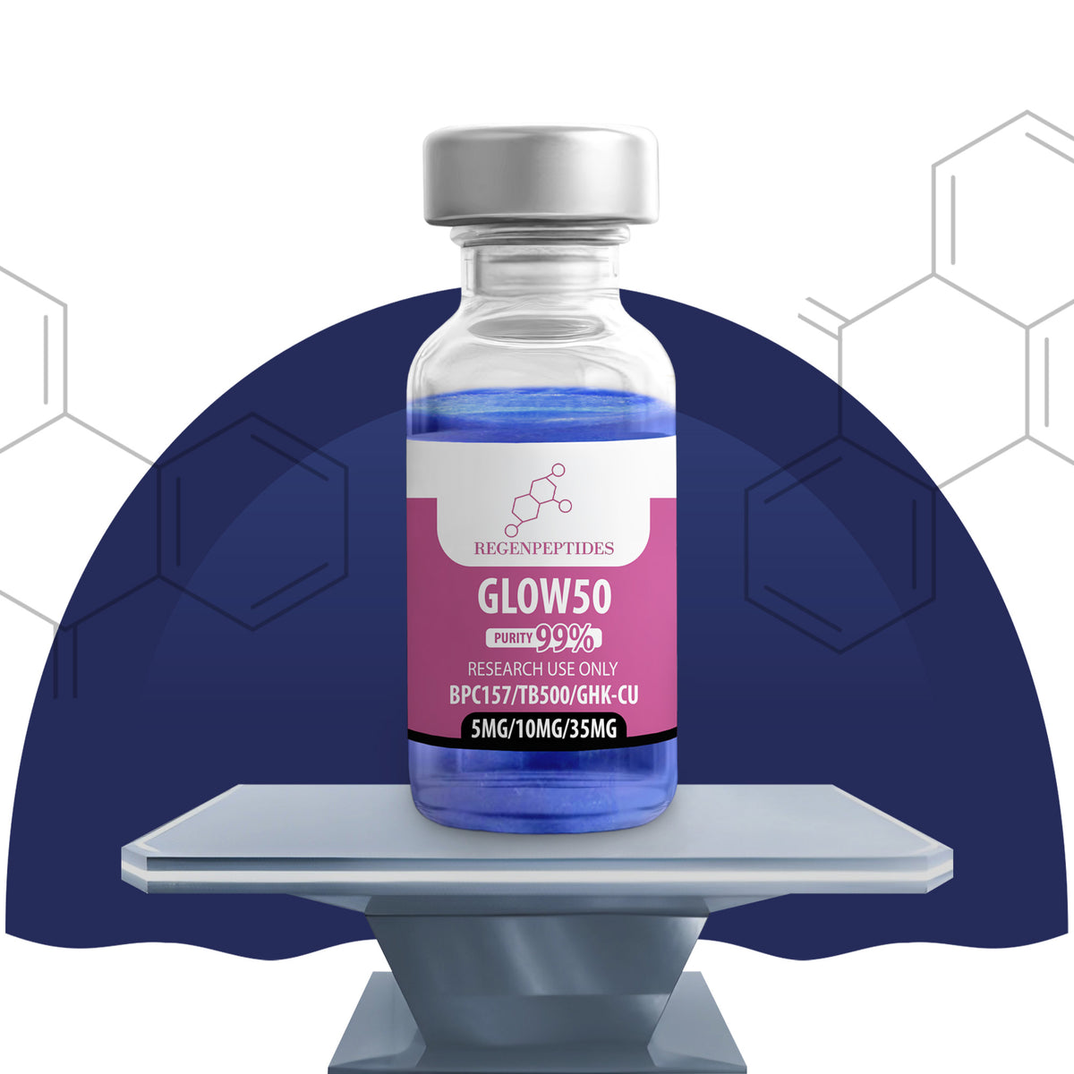 GLOW 50 (50mg) | BPC-157 / TB500/ GHK-CU | Third-Party Tested | Fast UK Shipping | Research Peptide Regen Peptides GLOW 50 (50mg) | BPC-157 / TB500/ GHK-CU | Third-Party Tested | Fast UK Shipping | Research Peptide Regen Peptides
